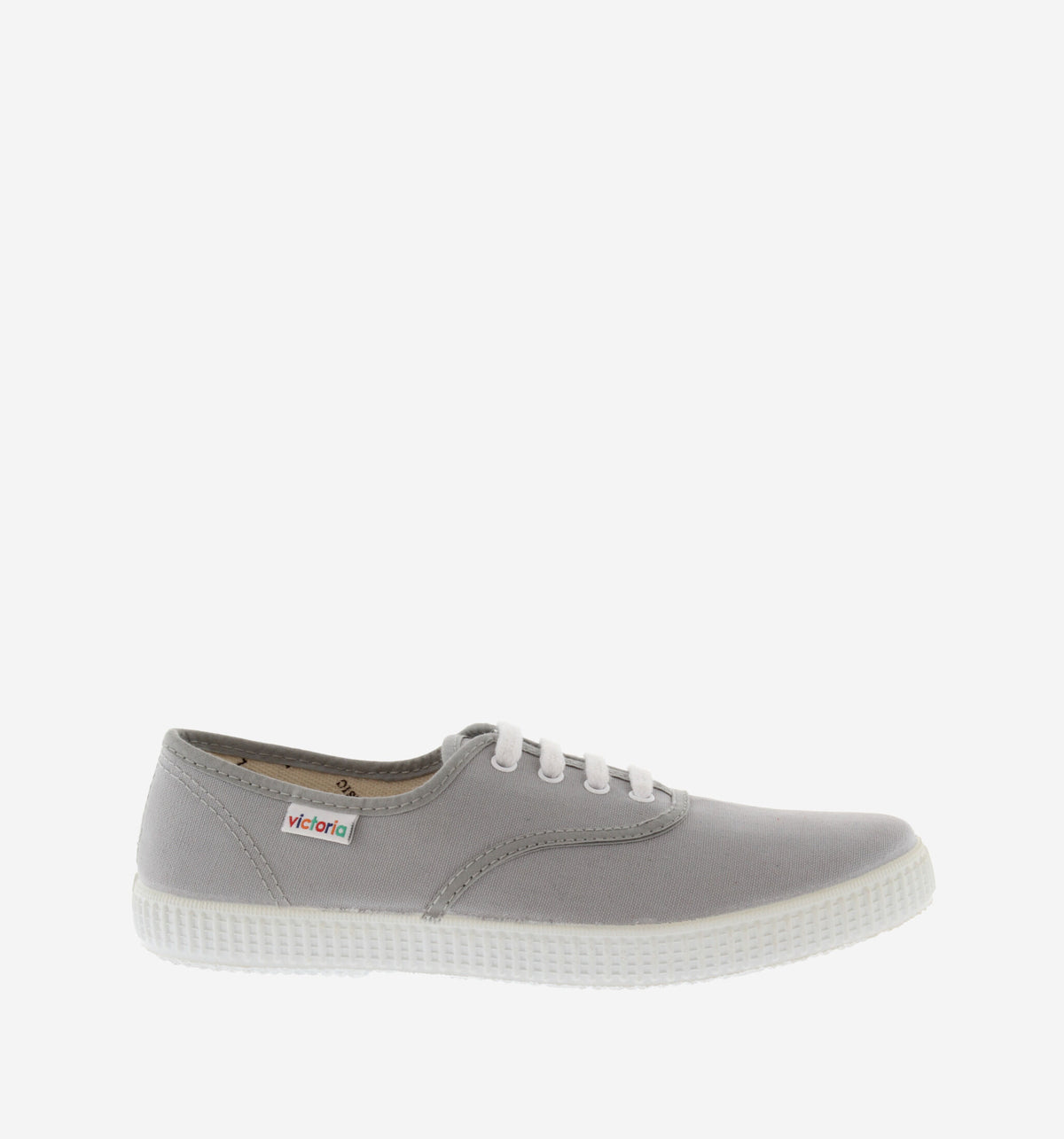 Zapatilla Victoria Lona Zinc Plata
