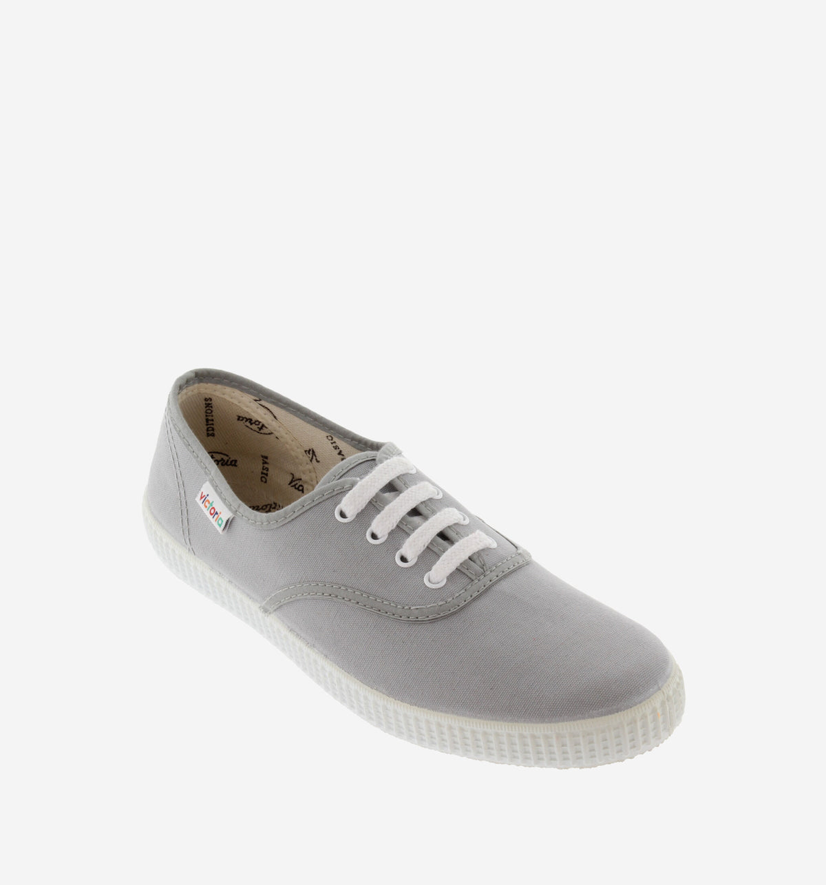 Zapatilla Victoria Lona Zinc Plata