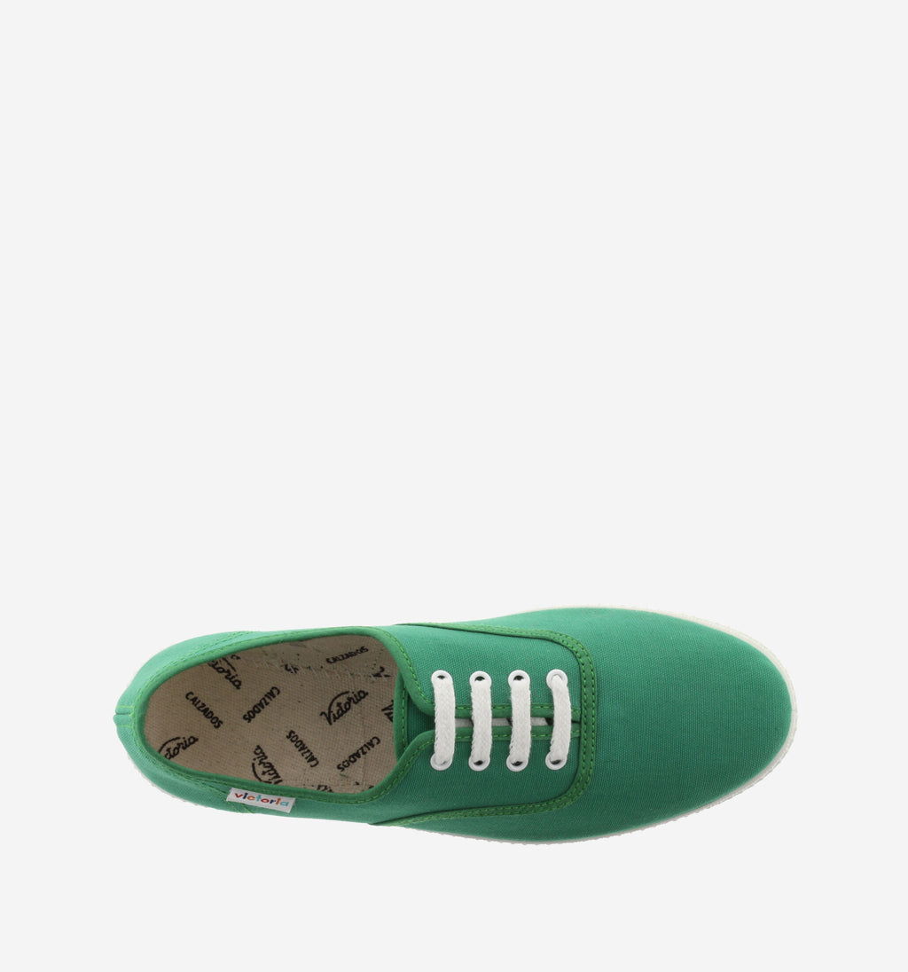 Zapatilla Victoria Lona Verde