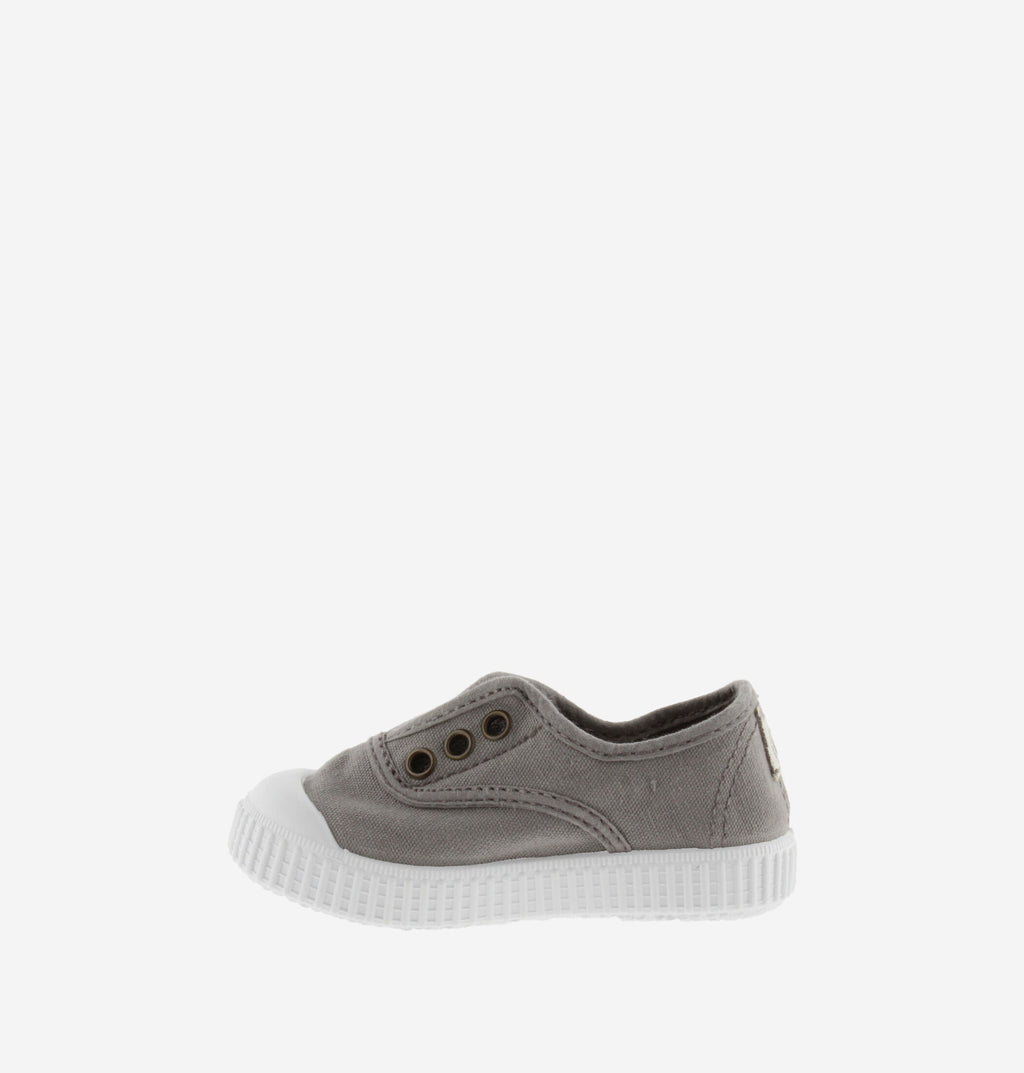 Zapatilla Victoria Lona Elástica Gris