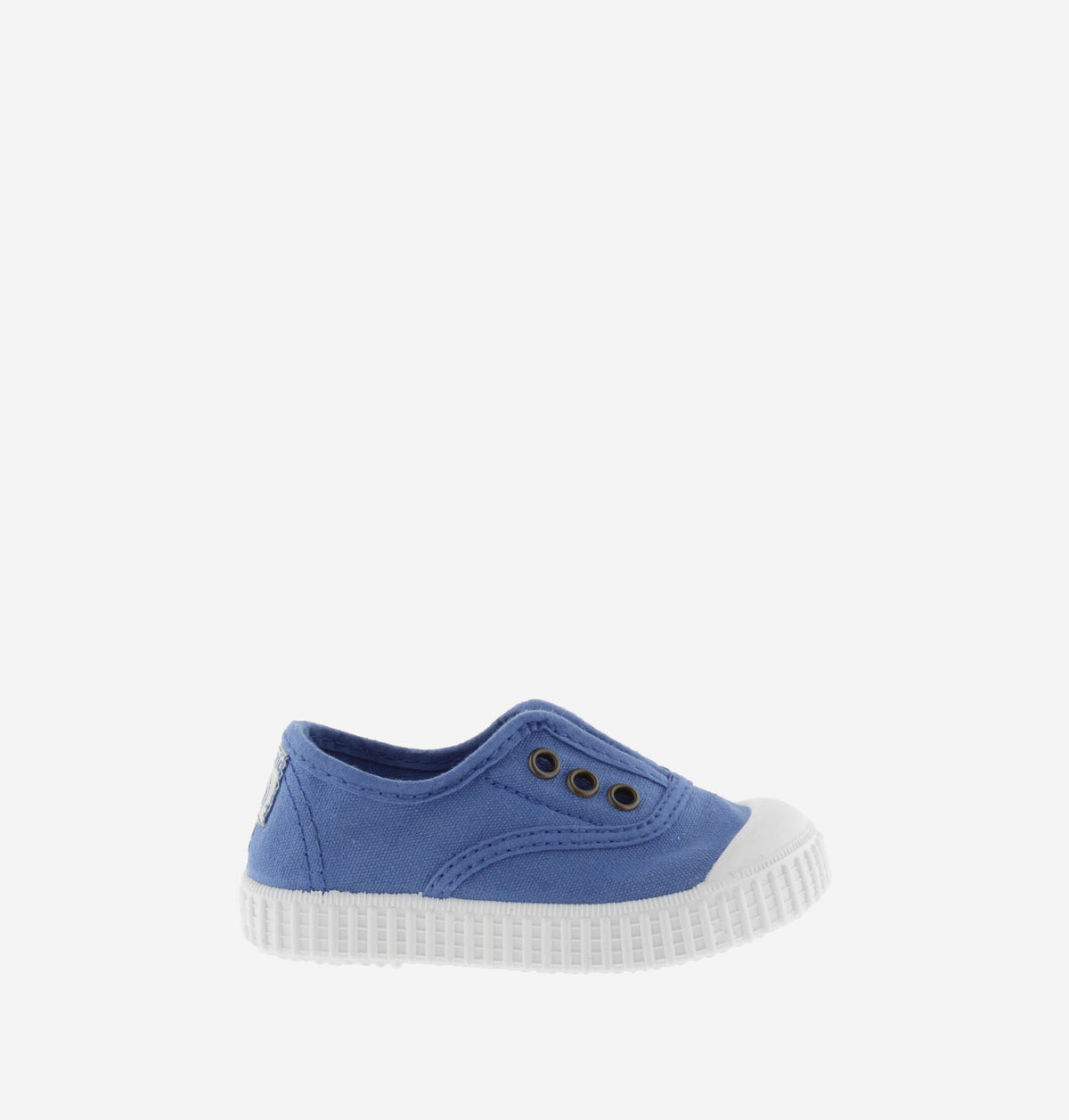 Zapatilla Victoria Lona Elástica Azul Añil