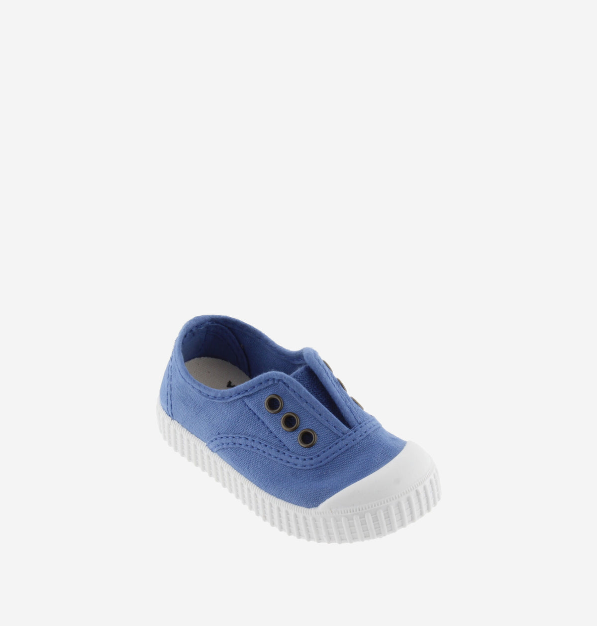 Zapatilla Victoria Lona Elástica Azul Añil