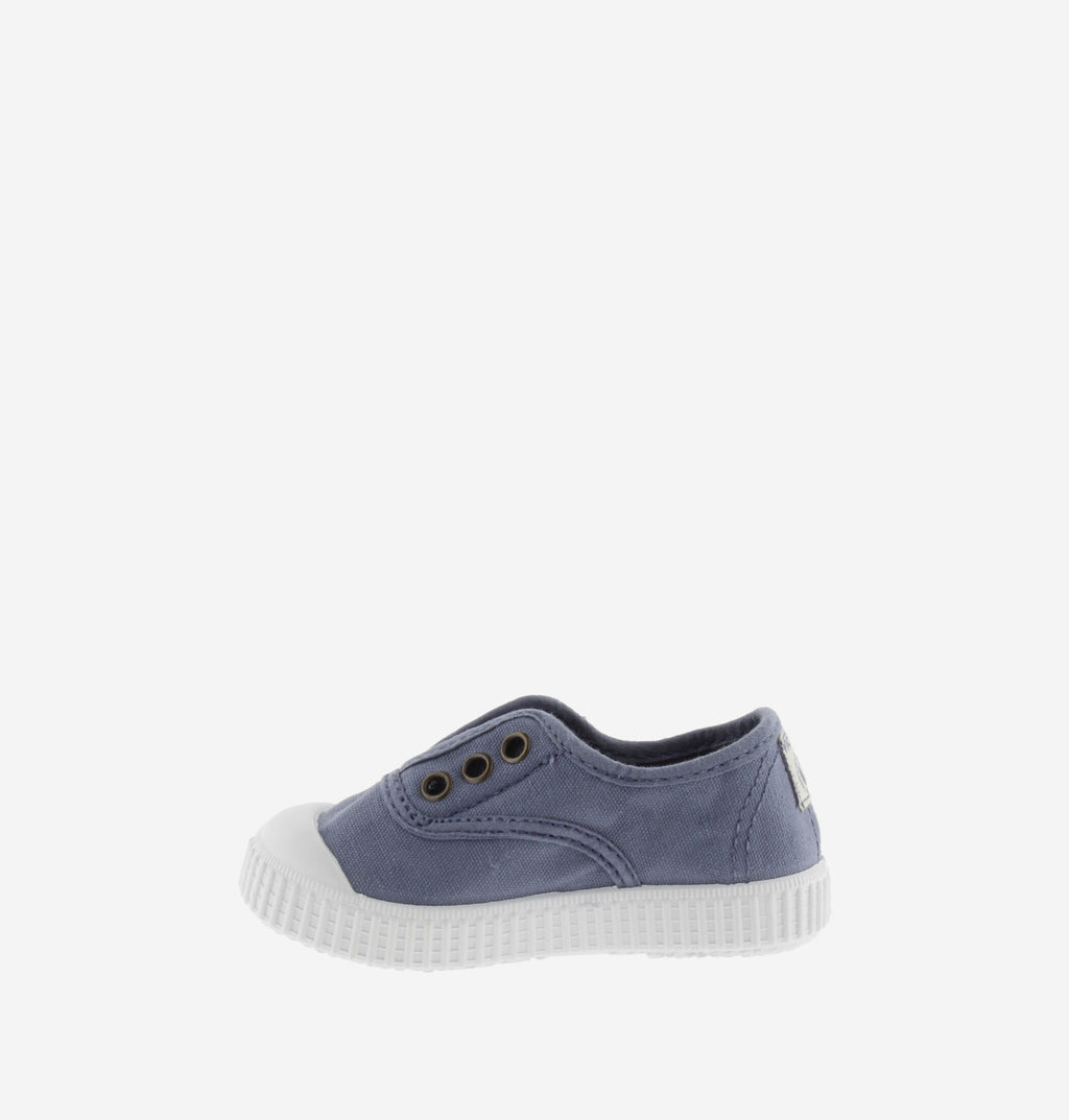 Zapatilla Victoria Lona Elástica Azul