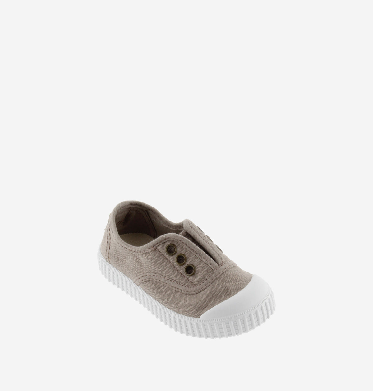 Zapatilla Victoria Lona Elástica Beige