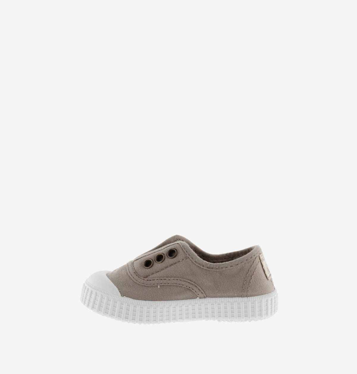 Zapatilla Victoria Lona Elástica Beige
