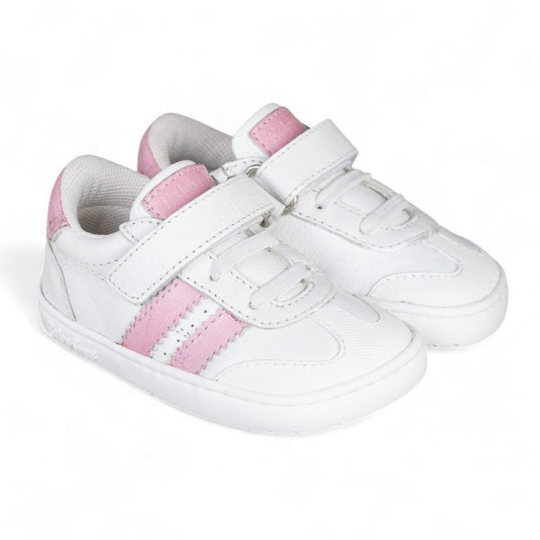 Zapatilla Barefoot Chetto Baby Free Blanca y Rosa
