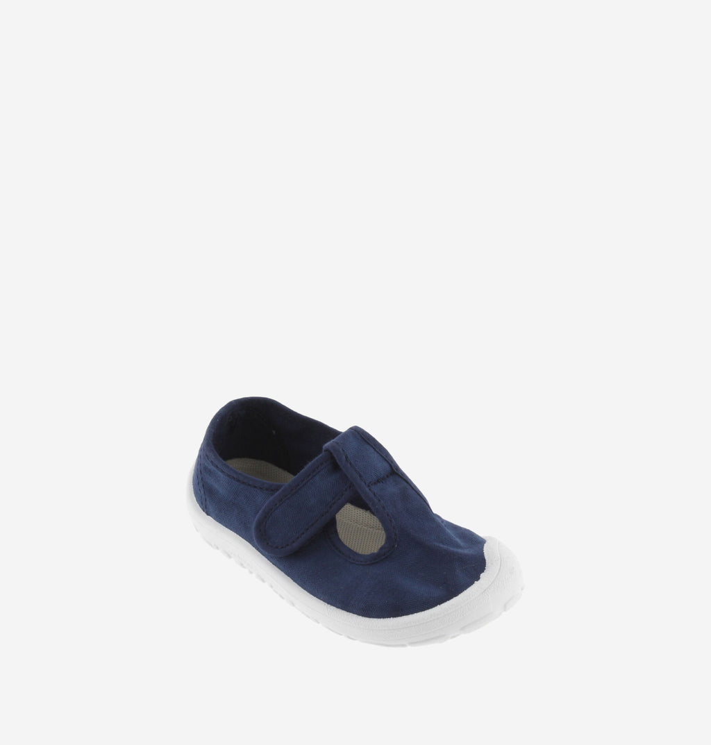 Zapatilla Victoria Barefoot Lona Azul Marino
