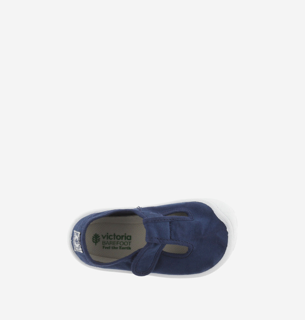 Zapatilla Victoria Barefoot Lona Azul Marino