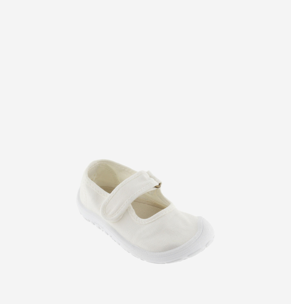 Zapatilla Victoria Barefoot Lona Blanca