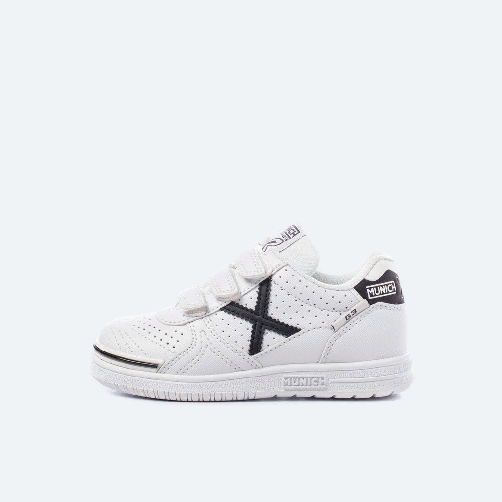Zapatilla casual Deportiva Munich X Negro Blanca