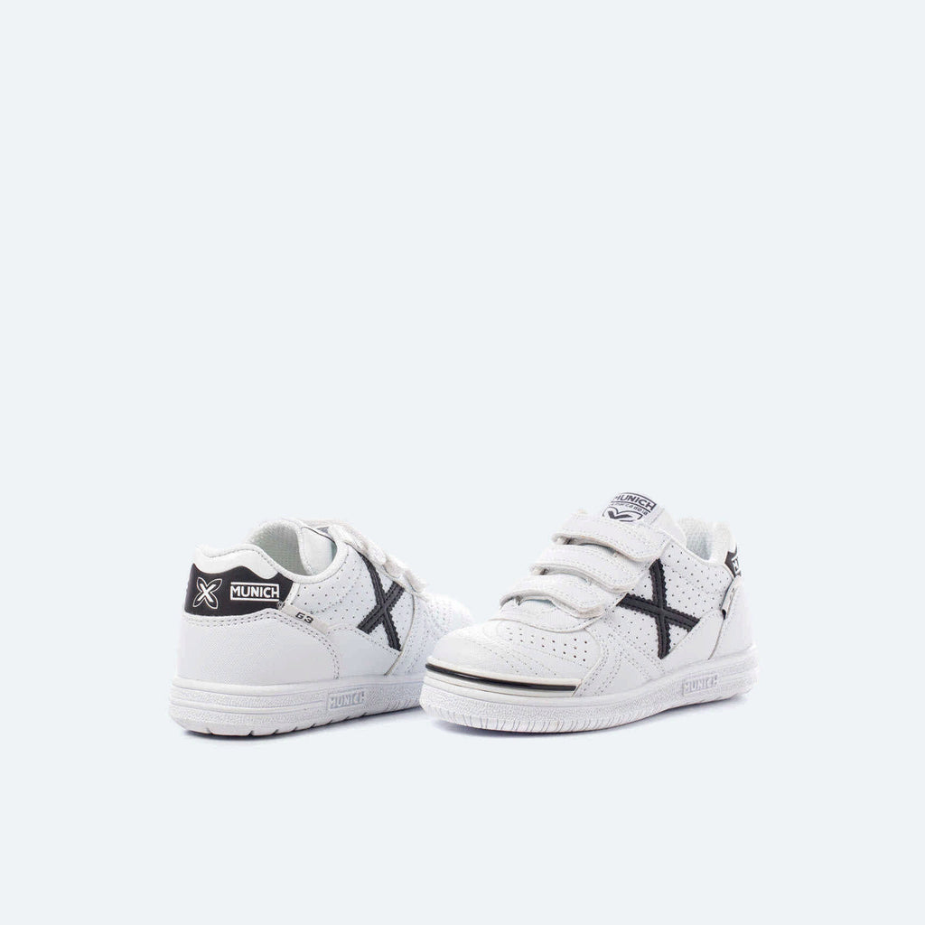 Zapatilla casual Deportiva Munich X Negro Blanca