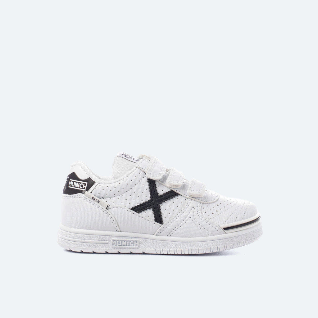 Zapatilla casual Deportiva Munich X Negro Blanca