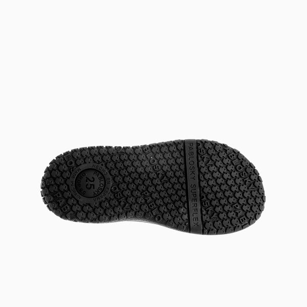 Colegial Pablosky Un Velcro Barefoot Negro