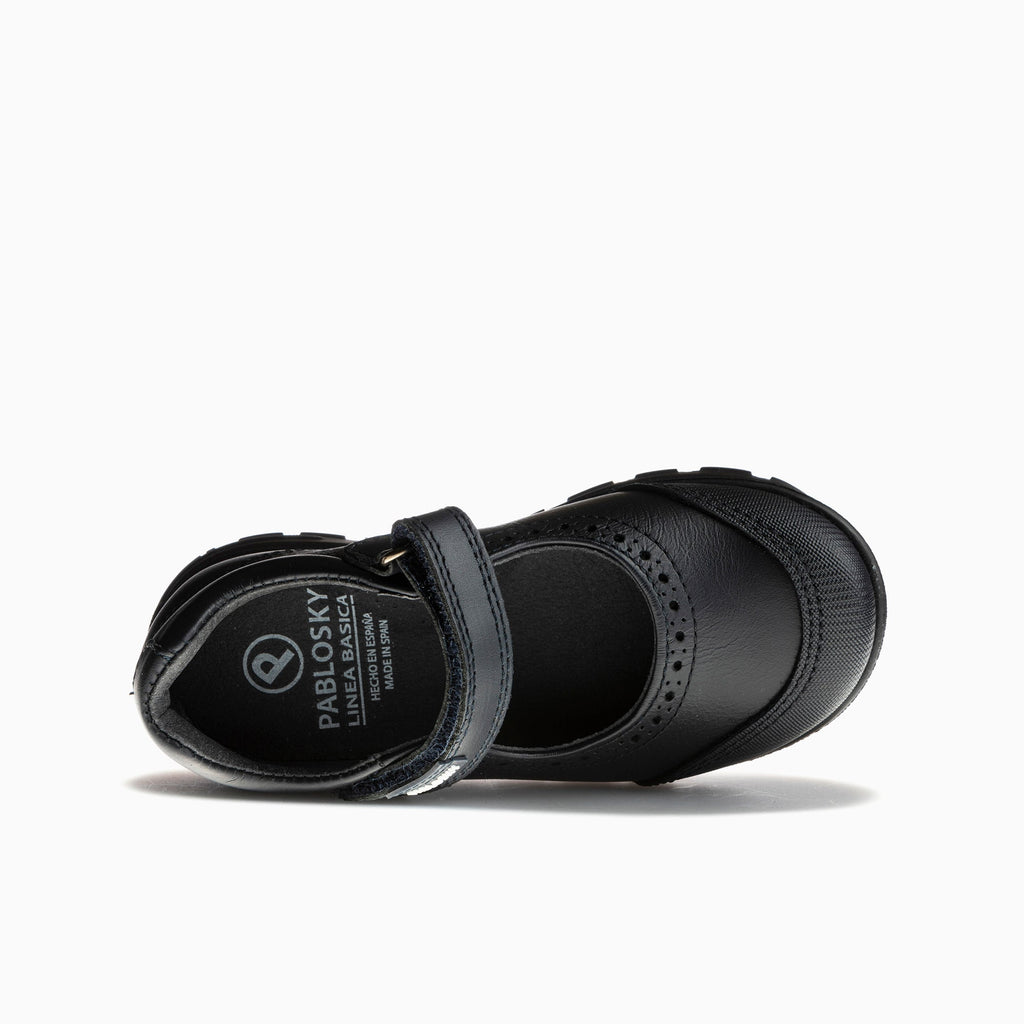 Zapato Colegial Pablosky Velcro Marino - detalle