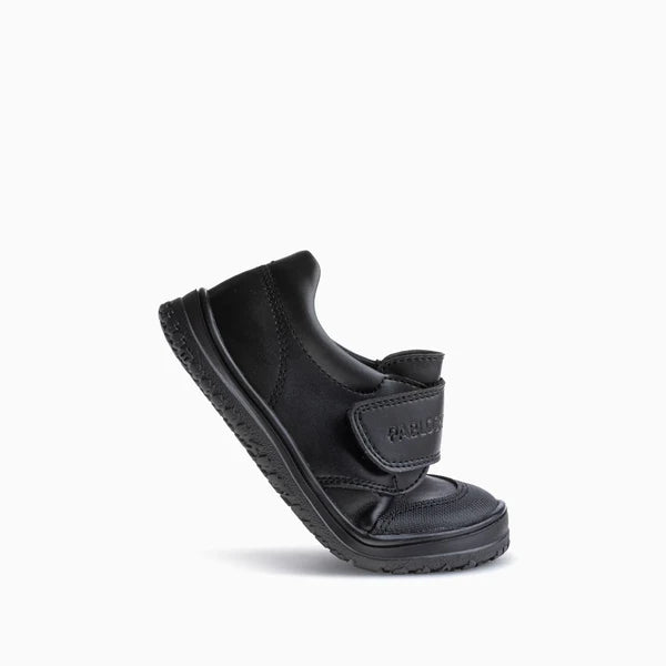 Colegial Pablosky Un Velcro Barefoot Negro