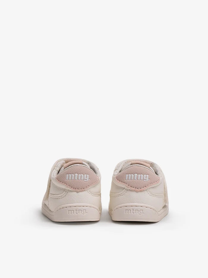 Zapatilla deportiva blanca rosa