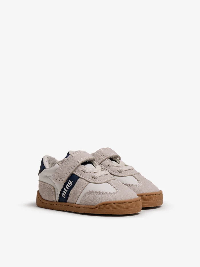Zapatilla casual Mustang Azul Marino Barefoot Blanca