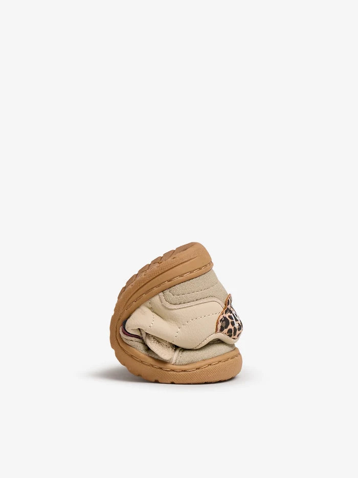 Zapatilla casual Mustang Crema Leopardo Barefoot Beige
