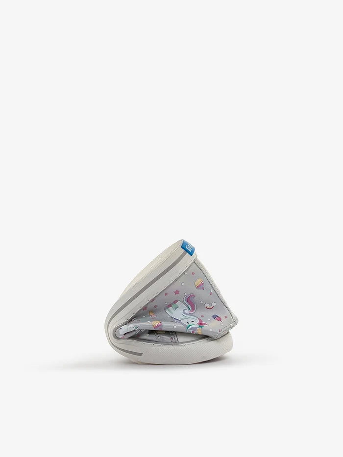 Bota kalispera plata unicornio luces