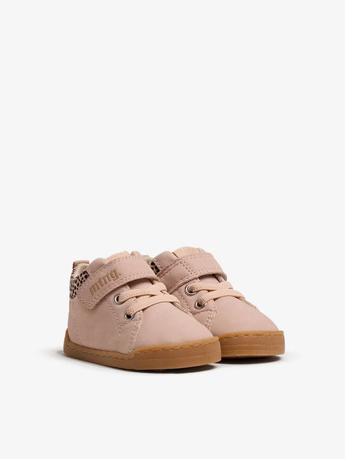 Botín Barefoot Mustang Nude Animal Print Velcro