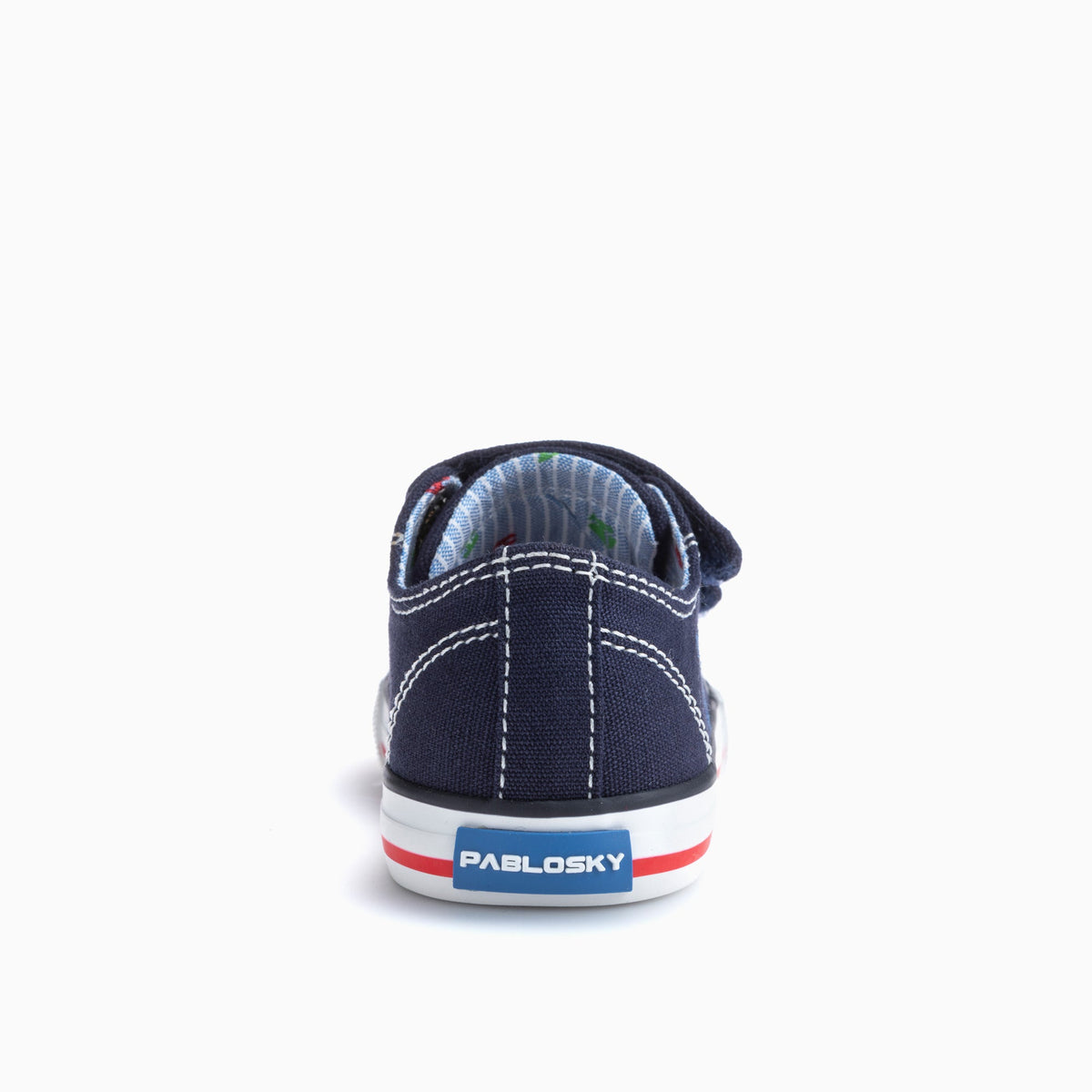 Zapatilla Pablosky Lona Velcro Azul Marino - detalle