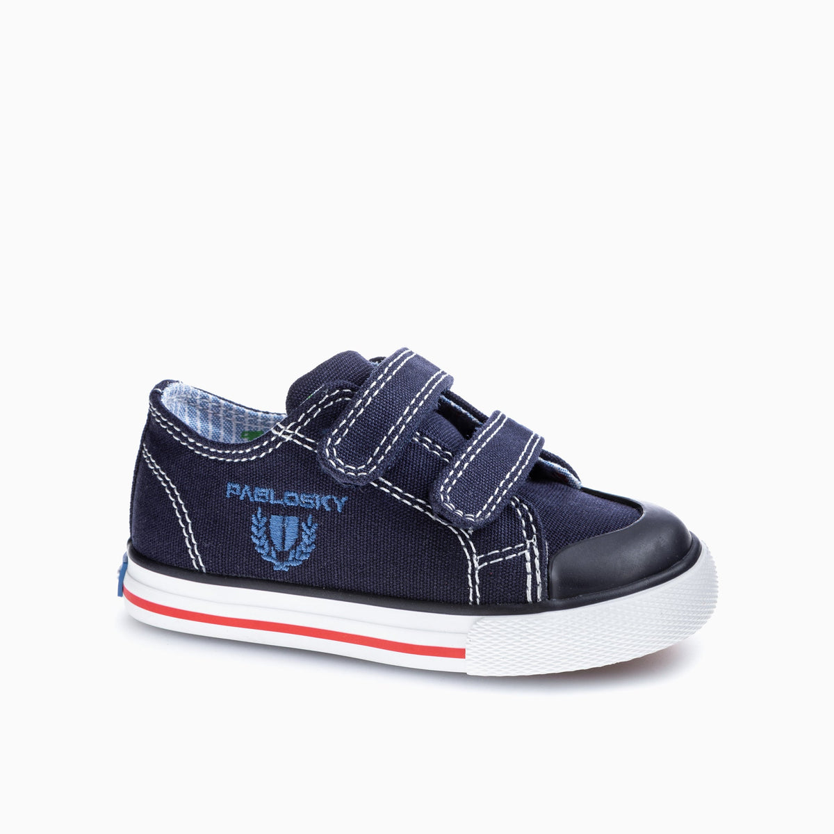 Zapatilla Pablosky Lona Velcro Azul Marino