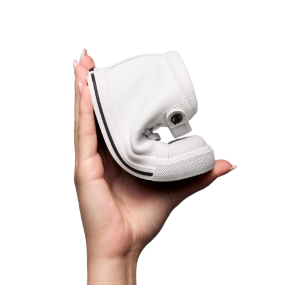 Botín Kalispera Velcro Cordón Blanca