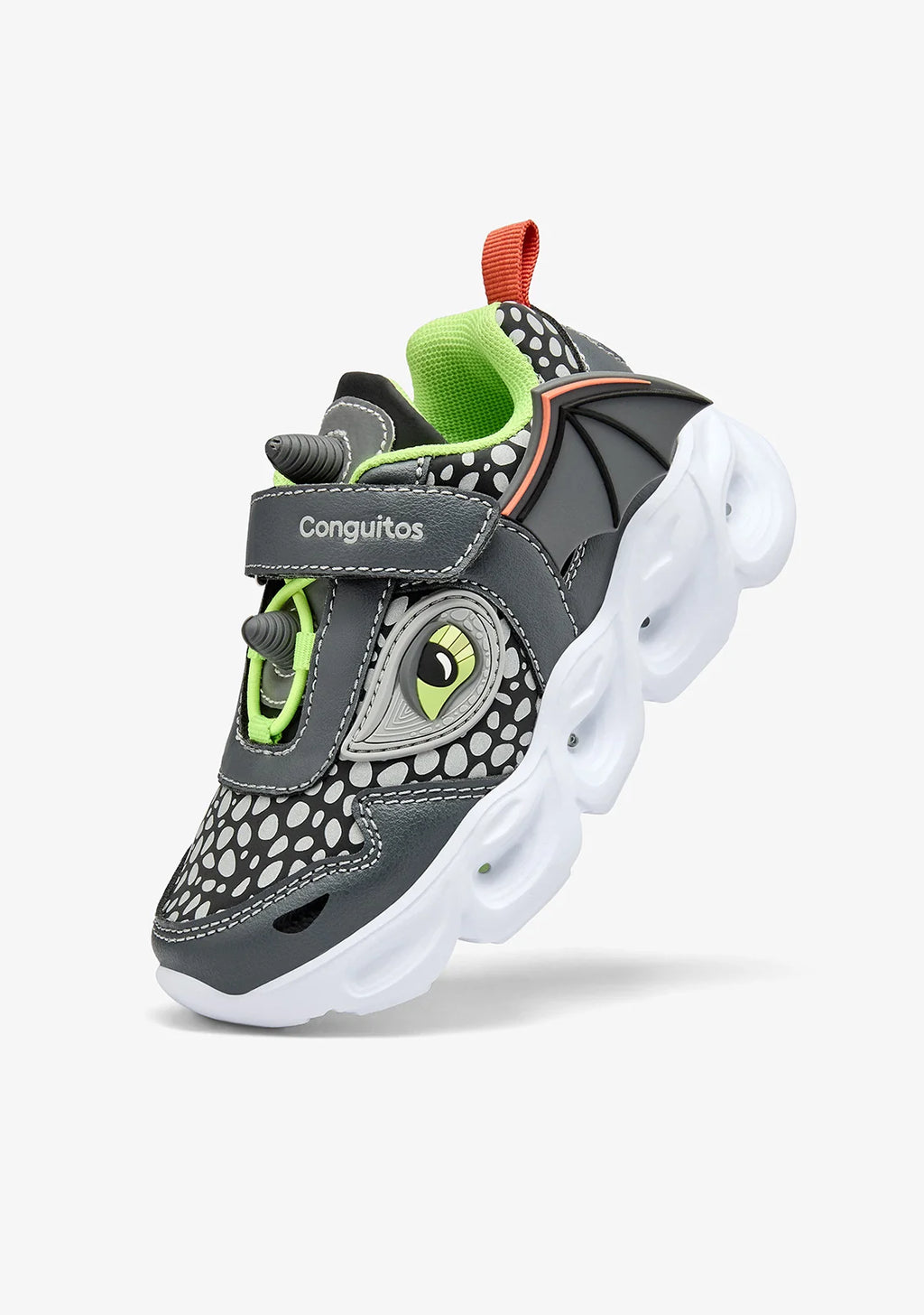 Zapatilla casual dragón luces