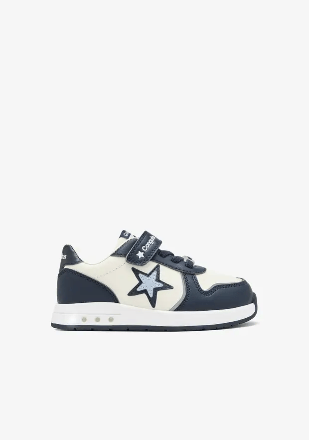 Zapatilla casual estrella luces respetuoso