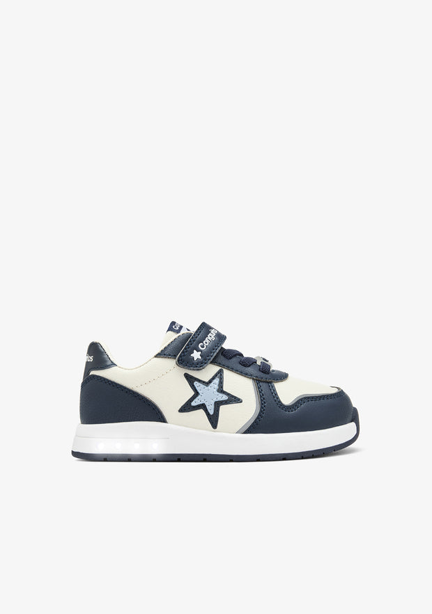 Zapatilla casual estrella luces respetuoso