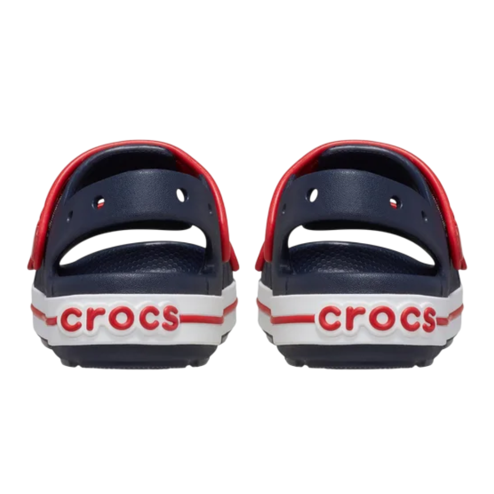 Sandalia Crocs Dos Velcros Azul Rojo