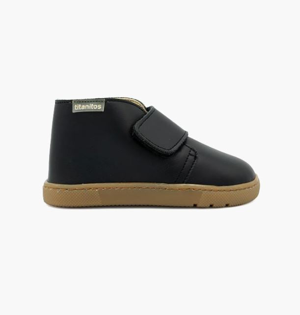 Botín liso con velcro barefoot
