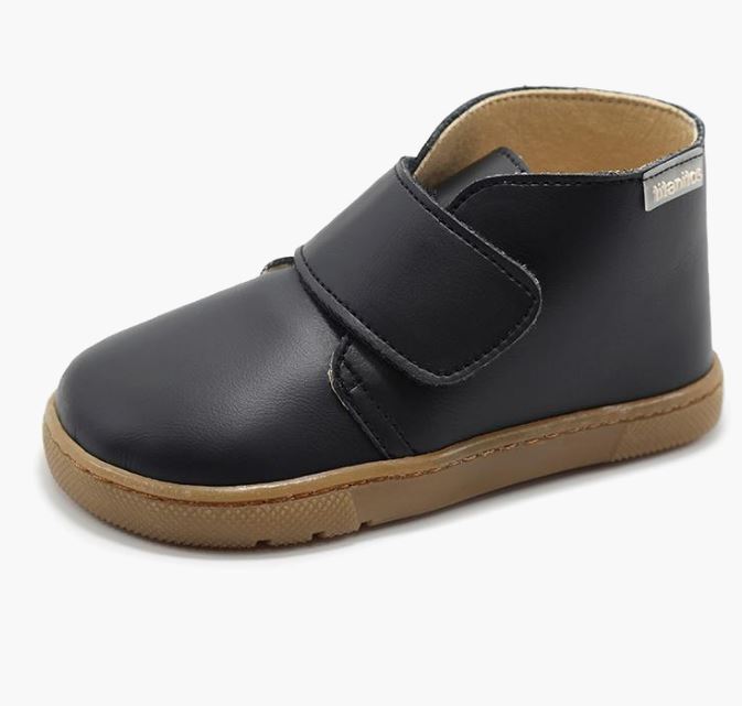 Botín liso con velcro barefoot
