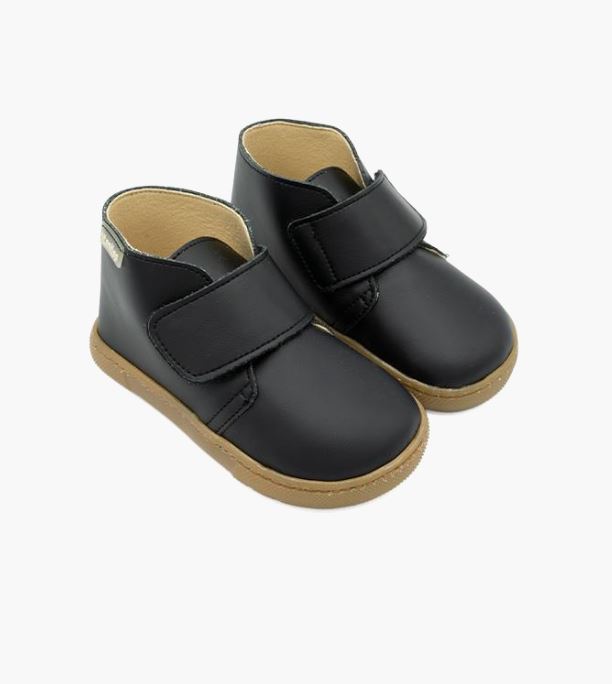 Botín liso con velcro barefoot