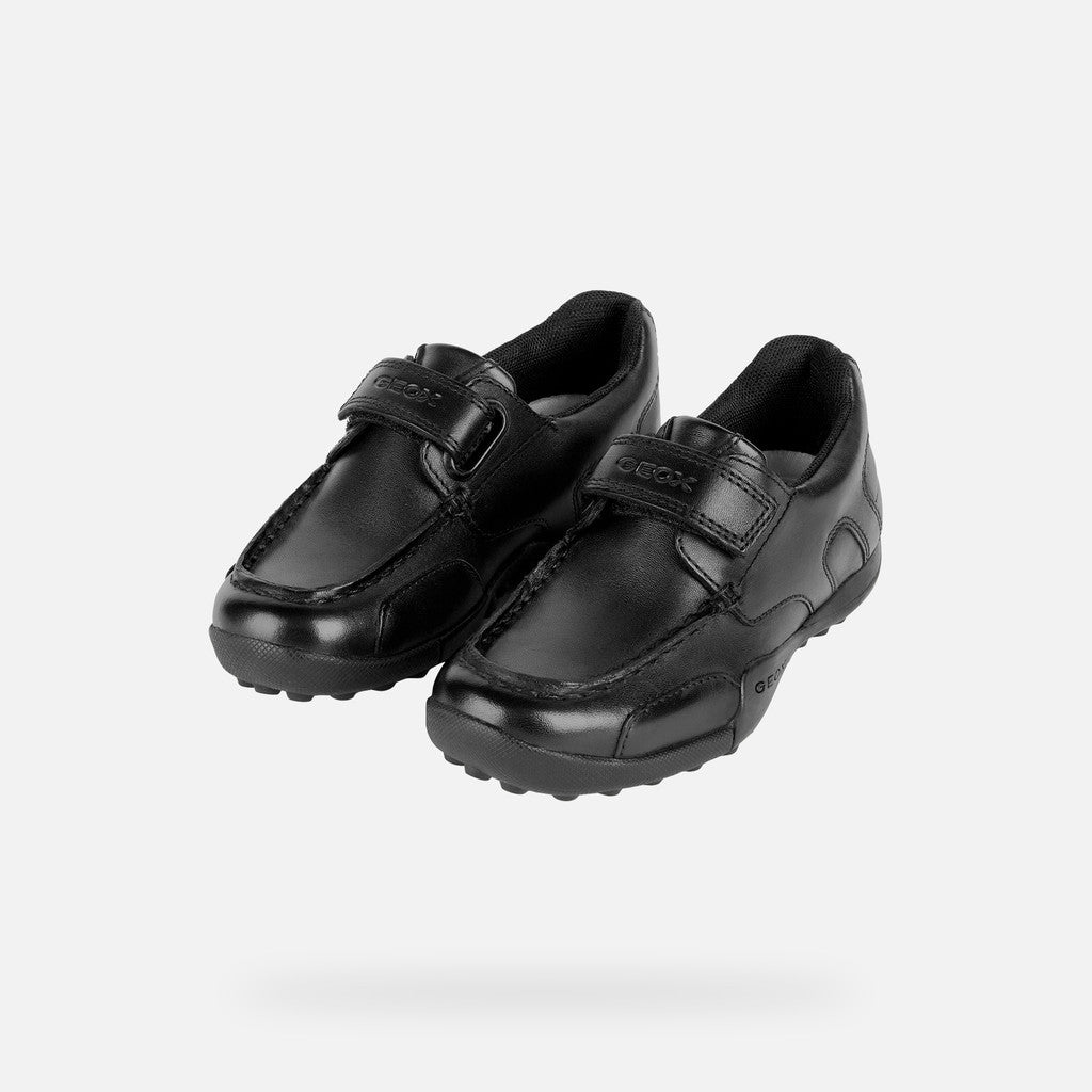 Colegial Liso Velcro Azul
