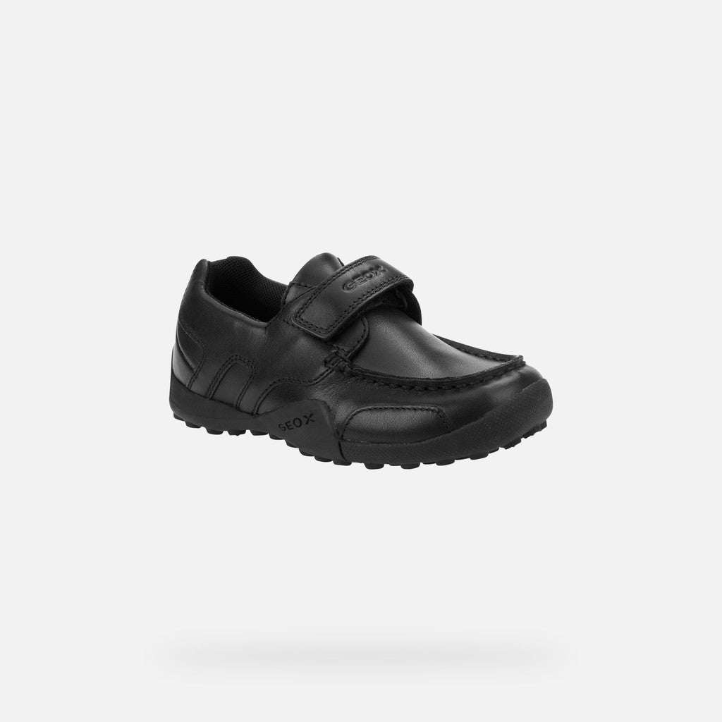 Colegial Liso Velcro Azul