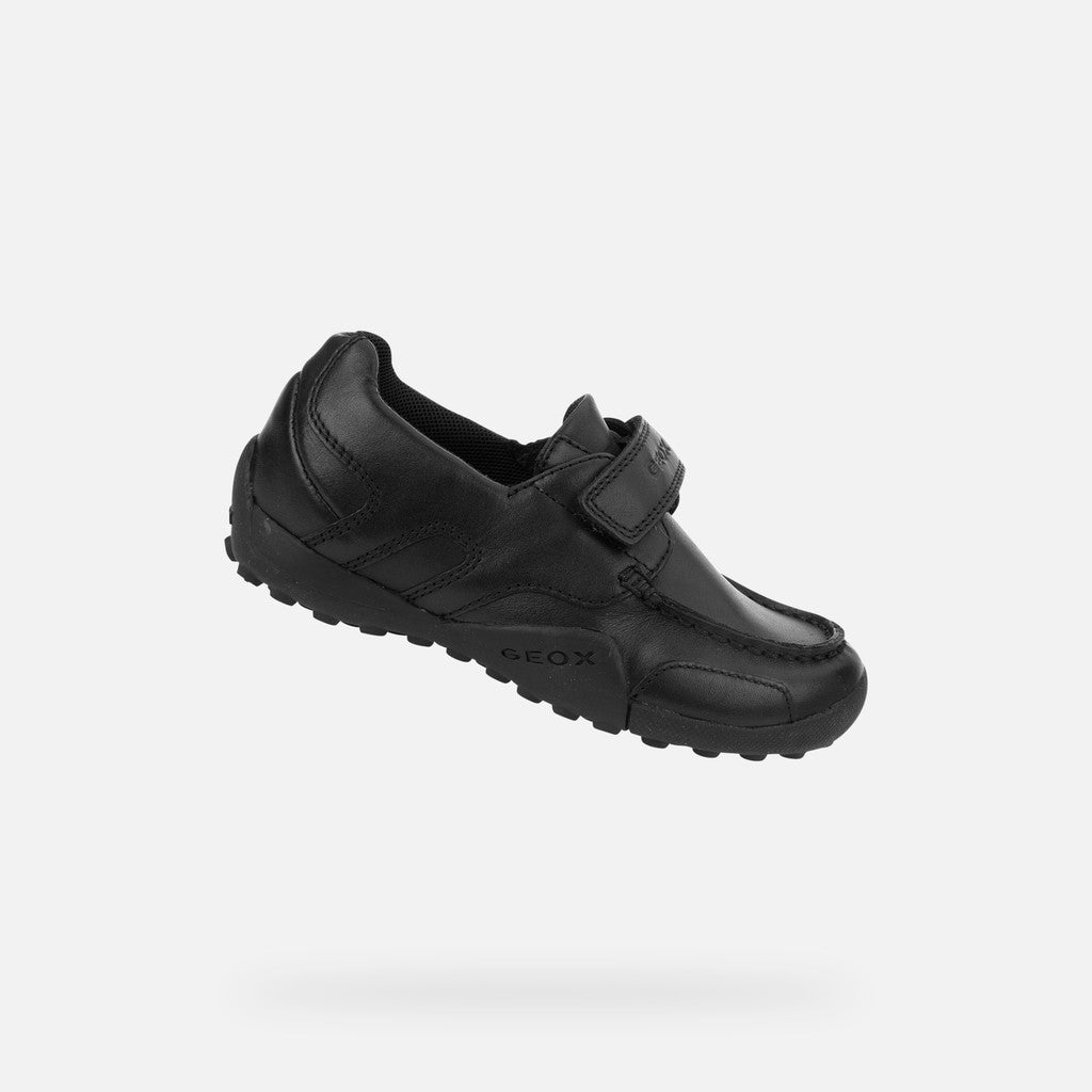 Colegial Liso Velcro Azul