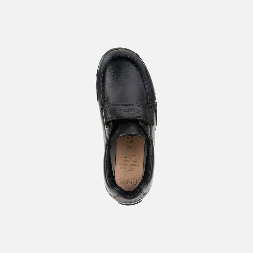 Colegial Liso Velcro Azul