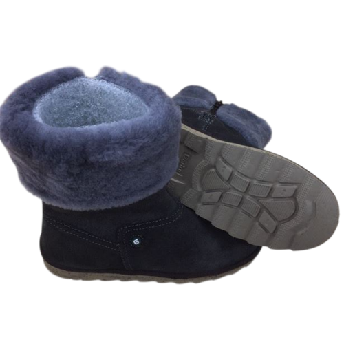 Bota Gorila Serraje Gris Oscuro Forro Pelo