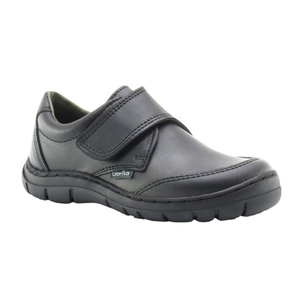 Colegial Velcro Grande Negro