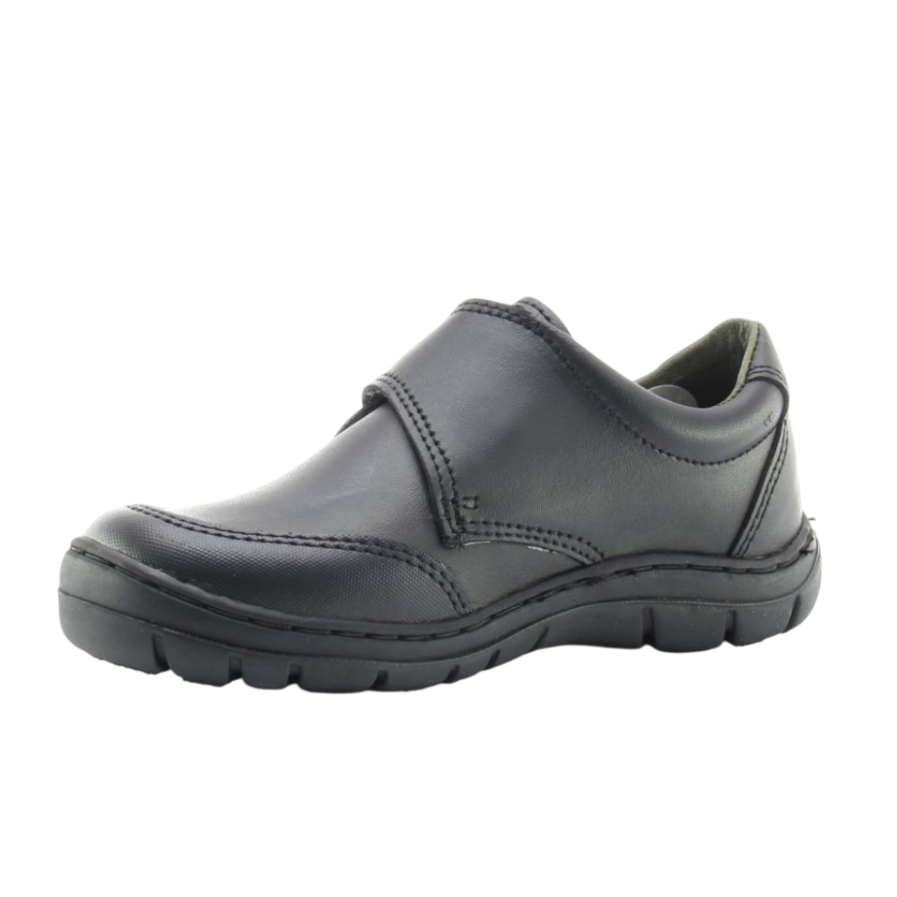 Colegial Velcro Grande Negro