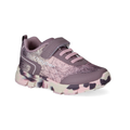 Zapatilla deportiva Velcro Cordón Rosa Morado