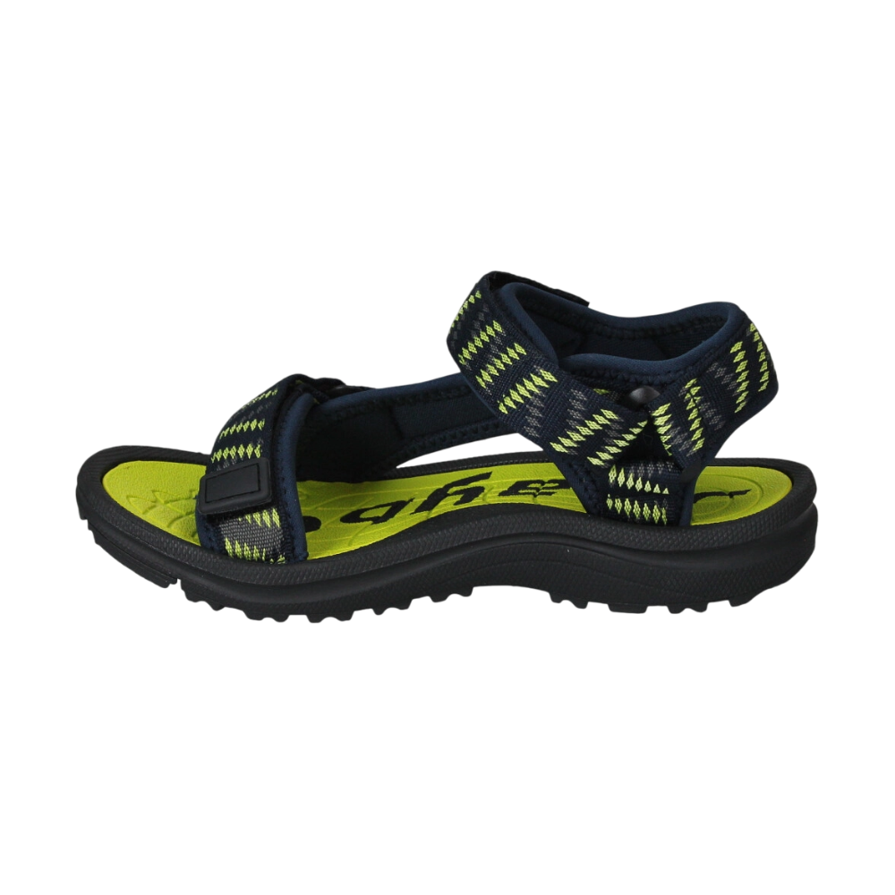 Sandalia Jhayber Negro Flúor Velcro
