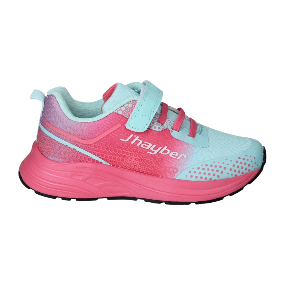 Zapatilla deportiva Velcro Cordón Rosa