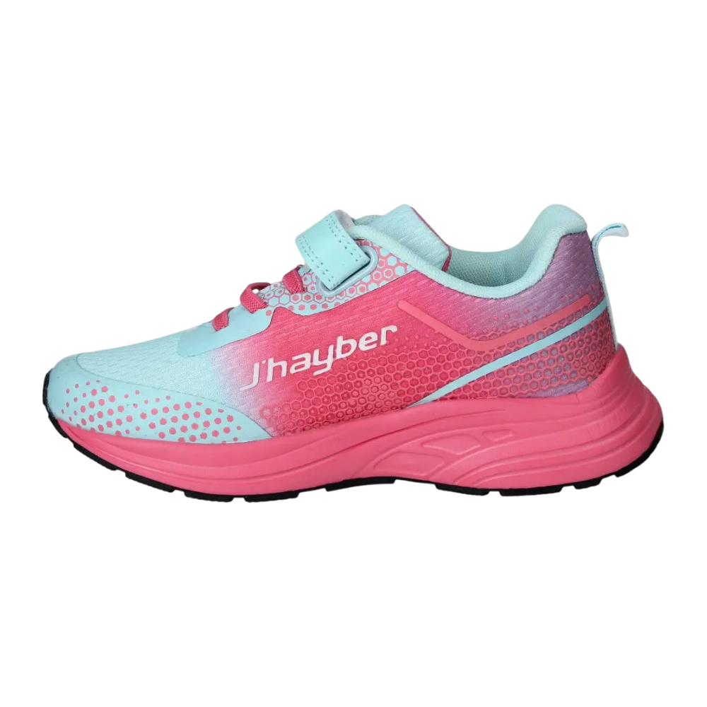 Zapatilla deportiva Velcro Cordón Rosa
