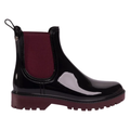 Bota de agua Elástico Negro Burdeos