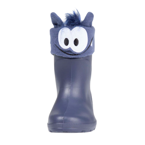 Bota de Agua Isotoner Azul Estampado Ojos