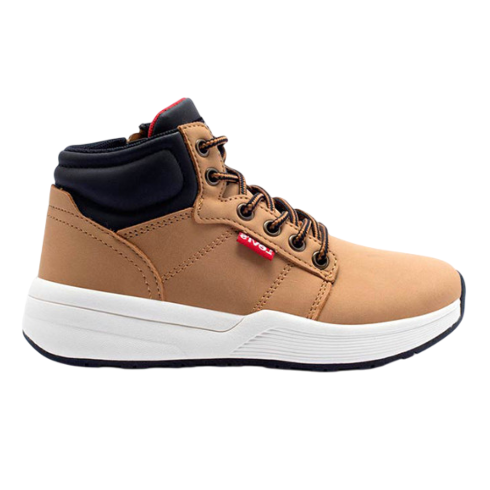 Botín Cordones Camel