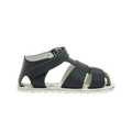 Sandalia Tiras Velcro Azul Marino