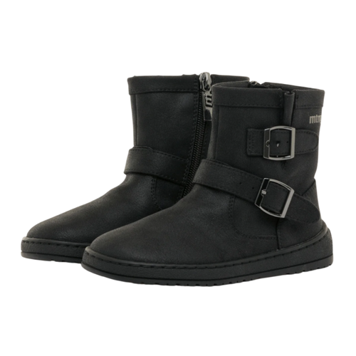 Bota Mustang Negra con Hebillas